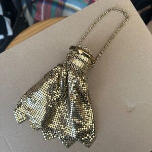 Vintage Gold Whiting & Davis Coin Purse